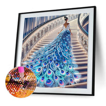 Load image into Gallery viewer, Diamond Painting - Partial Special Shaped - Dress Skirt Girl (30*30CM)
