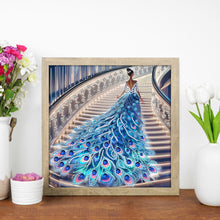 Load image into Gallery viewer, Diamond Painting - Partial Special Shaped - Dress Skirt Girl (30*30CM)
