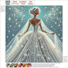 Load image into Gallery viewer, Diamond Painting - Partial Special Shaped - Dress Skirt Girl (30*30CM)

