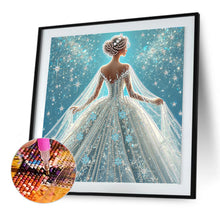 Load image into Gallery viewer, Diamond Painting - Partial Special Shaped - Dress Skirt Girl (30*30CM)
