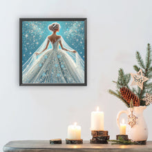 Load image into Gallery viewer, Diamond Painting - Partial Special Shaped - Dress Skirt Girl (30*30CM)
