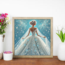 Load image into Gallery viewer, Diamond Painting - Partial Special Shaped - Dress Skirt Girl (30*30CM)
