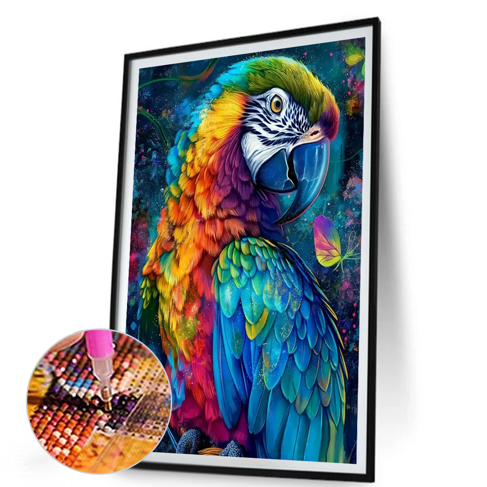 AB Diamond Painting - Full Round - Parrot (45*60CM)
