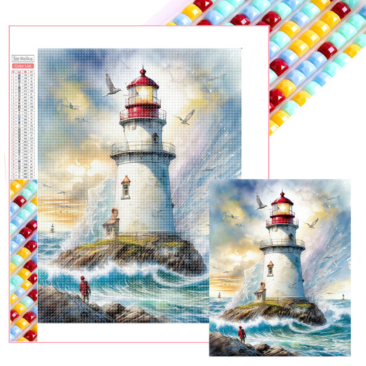Diamond Painting - Full Square - Lighthouse (40*50CM)