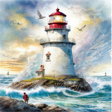 Load image into Gallery viewer, Diamond Painting - Full Square - Lighthouse (40*50CM)
