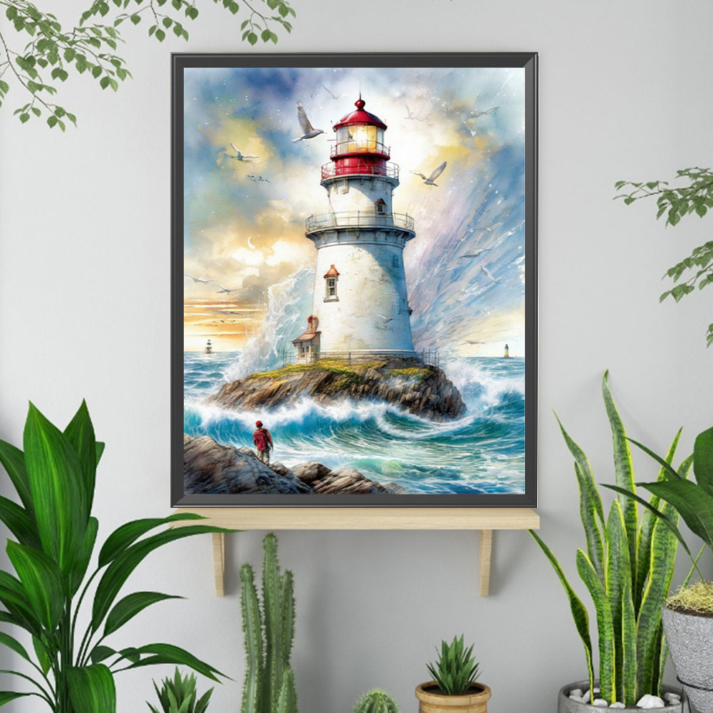 Diamond Painting - Full Square - Lighthouse (40*50CM)