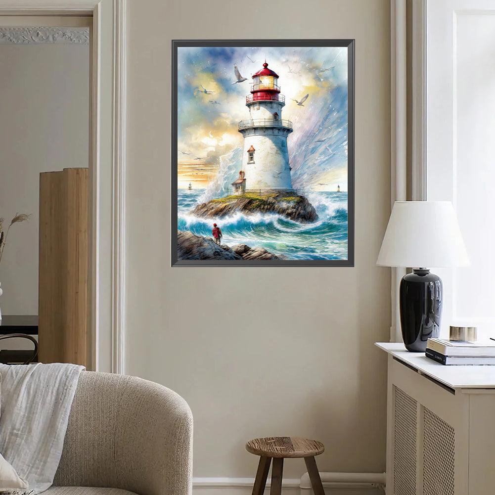 Diamond Painting - Full Square - Lighthouse (40*50CM)