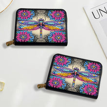 Load image into Gallery viewer, Diamond Painting Card Holder Coin Purse Diamond Art Wallet Pouch for Women (B)
