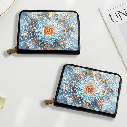 Diamond Painting Card Holder Coin Purse Diamond Art Wallet Pouch for Women (C)