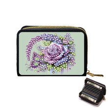 Load image into Gallery viewer, Diamond Painting Card Holder Coin Purse Diamond Art Wallet Pouch for Women (D)
