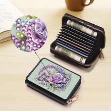 Load image into Gallery viewer, Diamond Painting Card Holder Coin Purse Diamond Art Wallet Pouch for Women (D)
