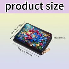 Load image into Gallery viewer, Diamond Painting Card Holder Coin Purse Diamond Art Wallet Pouch for Women (E)
