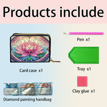 Load image into Gallery viewer, Diamond Painting Card Holder Coin Purse Diamond Art Wallet Pouch for Women (F)
