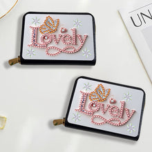 Load image into Gallery viewer, Diamond Painting Card Holder Coin Purse Diamond Art Wallet Pouch for Women (G)
