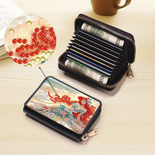 Load image into Gallery viewer, Diamond Painting Card Holder Coin Purse Diamond Art Wallet Pouch for Women (H)

