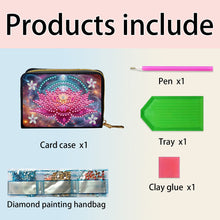 Load image into Gallery viewer, Diamond Painting Card Holder Coin Purse Diamond Art Wallet Pouch for Women (K)
