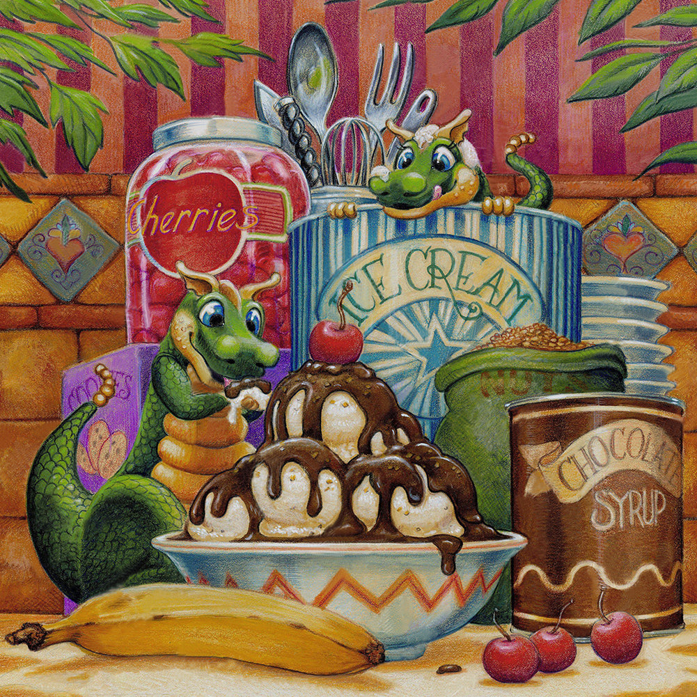 Diamond Painting - Full Round - Dinosaur (50*50CM)