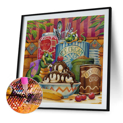 Diamond Painting - Full Round - Dinosaur (50*50CM)