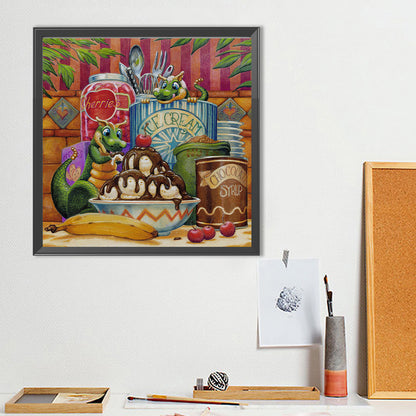 Diamond Painting - Full Round - Dinosaur (50*50CM)