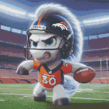 Load image into Gallery viewer, Diamond Painting - Full Round - Denver Broncos Rugby (45*45CM)
