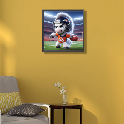 Diamond Painting - Full Round - Denver Broncos Rugby (45*45CM)