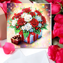 Load image into Gallery viewer, 8Pcs Flowers Gifts Diamond Painting Greeting Card for Family Friends Gift
