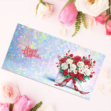 Load image into Gallery viewer, 8Pcs Flower Envelope Diamond Painting Greeting Card for Family Friends Gift
