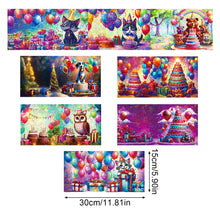 Load image into Gallery viewer, 8Pcs Animals Party Diamond Painting Greeting Card for Family Friends Gift

