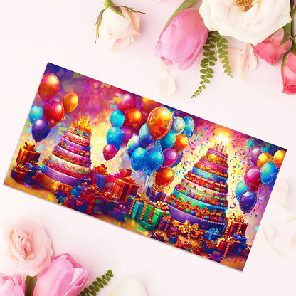 8Pcs Animals Party Diamond Painting Greeting Card for Family Friends Gift