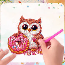 Load image into Gallery viewer, 6Pcs DIY Diamond Painting Refrigerator Magnets Diamond Art Kits for Adults(Owl)
