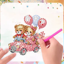 Load image into Gallery viewer, 6Pcs DIY Diamond Painting Refrigerator Magnets Diamond Art Kits (Animal)
