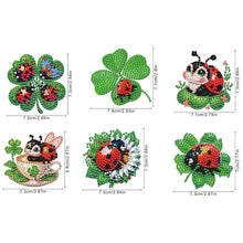 Load image into Gallery viewer, 6Pcs DIY Diamond Painting Refrigerator Magnets Diamond Art Kits (Ladybug)
