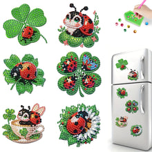 Load image into Gallery viewer, 6Pcs DIY Diamond Painting Refrigerator Magnets Diamond Art Kits (Ladybug)
