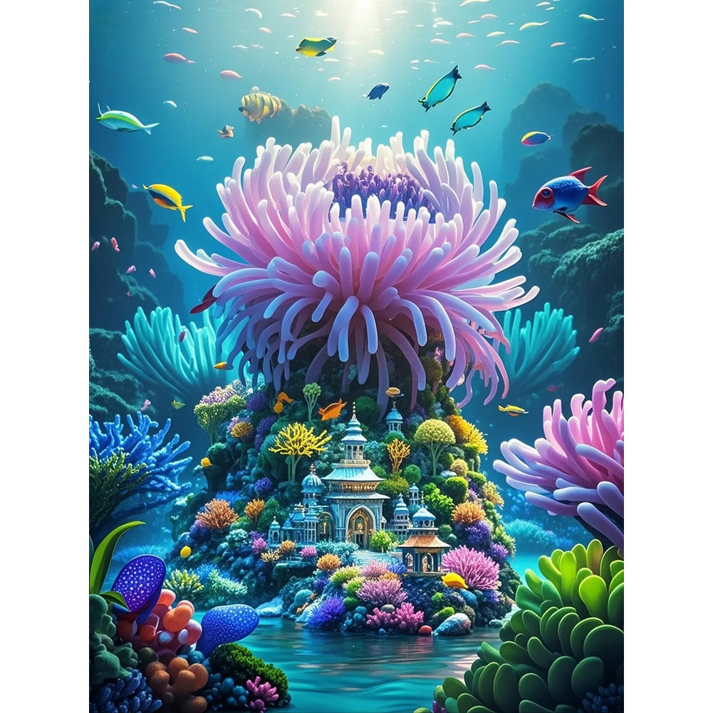 Diamond Painting - Full Round - Coral Hut (30*40CM)