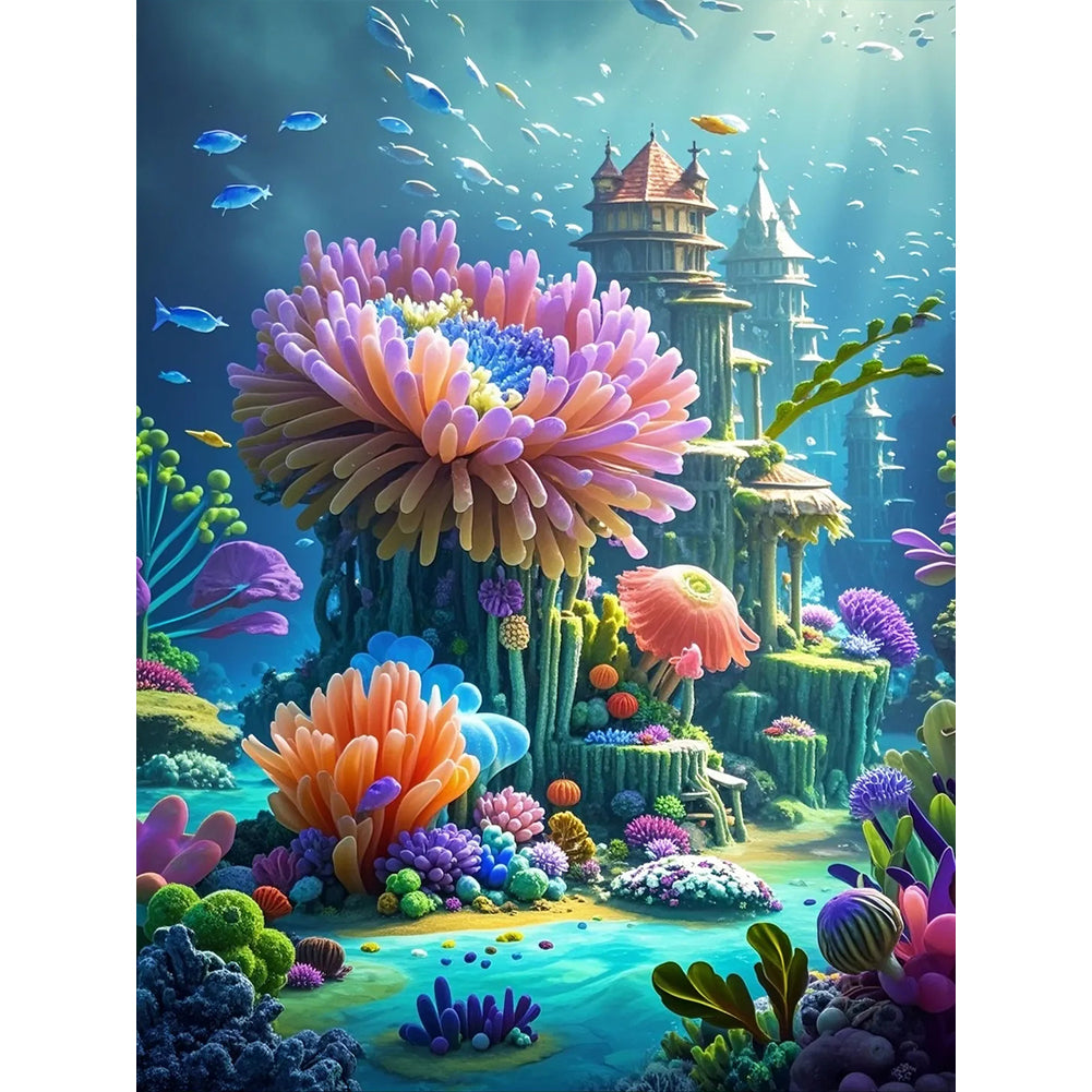 Diamond Painting - Full Round - Coral Hut (30*40CM)
