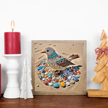 Load image into Gallery viewer, Diamond Painting - Partial Special Shaped - Abstract Pebble Bird (30*30CM)
