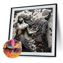 Load image into Gallery viewer, Diamond Painting - Partial Special Shaped - Abstract Art Woman (30*30CM)
