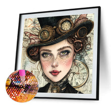Load image into Gallery viewer, Diamond Painting - Full Round - Steampunk Lady (40*40CM)

