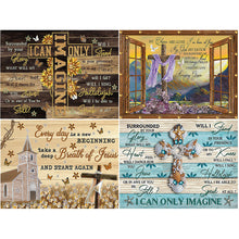 Load image into Gallery viewer, 4 Pcs Diamond Painting - Partial Special Shaped - English (40*30CM)
