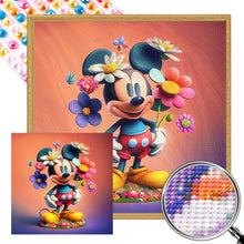 Load image into Gallery viewer, AB Diamond Painting - Full Round - Flowers And Mickey (40*40CM)
