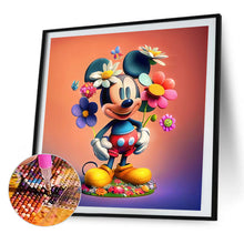 Load image into Gallery viewer, AB Diamond Painting - Full Round - Flowers And Mickey (40*40CM)
