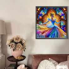Load image into Gallery viewer, AB Diamond Painting - Full Round - Cinderella Glass Painting (40*40CM)
