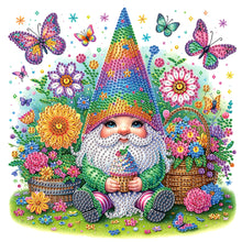Load image into Gallery viewer, 4 Pcs Diamond Painting - Partial Special Shaped - Gnome (30*30CM)
