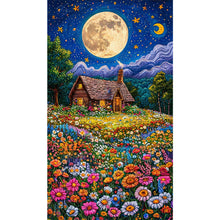 Load image into Gallery viewer, AB Diamond Painting - Full Round - Flower Sea Hut (40*70CM)
