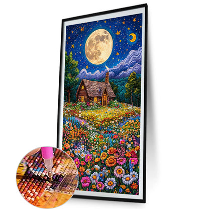 AB Diamond Painting - Full Round - Flower Sea Hut (40*70CM)