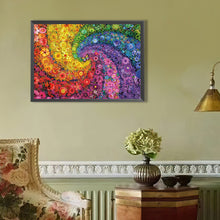 Load image into Gallery viewer, Diamond Painting - Full Square - Flower Swirl (50*35CM)
