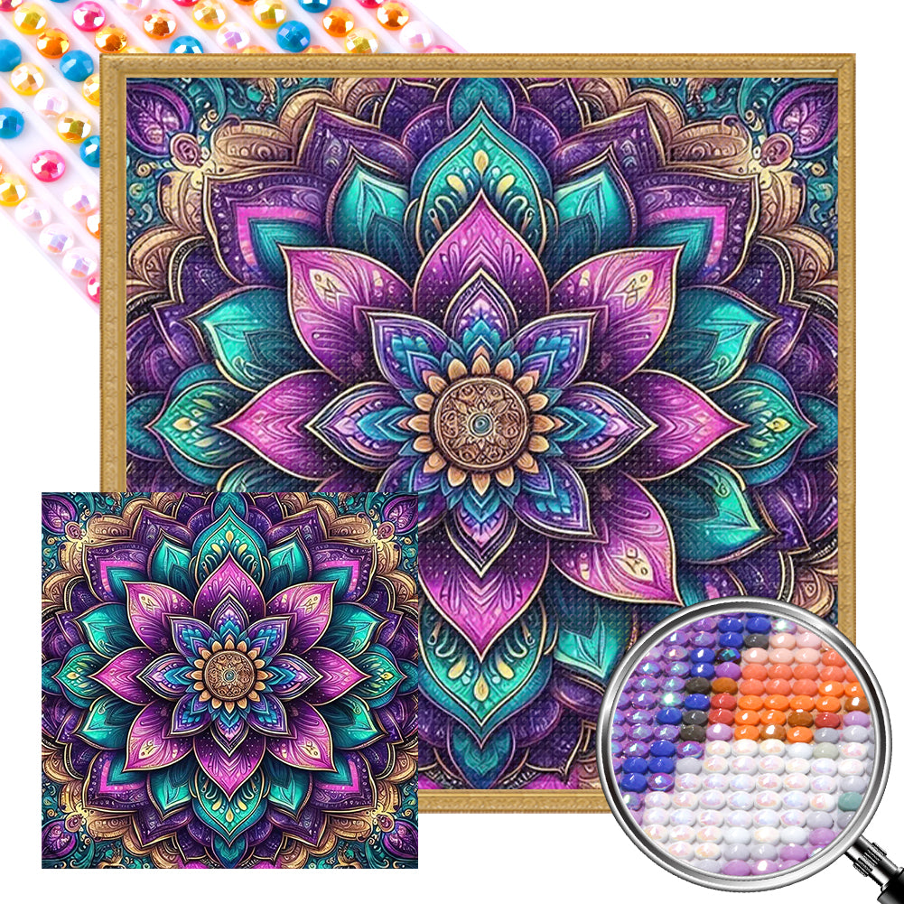 AB Diamond Painting - Full Round - Mandala (40*40CM)
