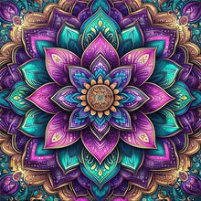Load image into Gallery viewer, AB Diamond Painting - Full Round - Mandala (40*40CM)
