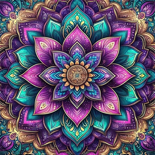 AB Diamond Painting - Full Round - Mandala (40*40CM)