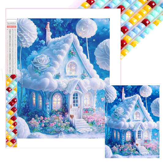 Diamond Painting - Full Square - White Hut (30*40CM)
